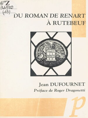 cover image of Du Roman de Renart à Rutebeuf